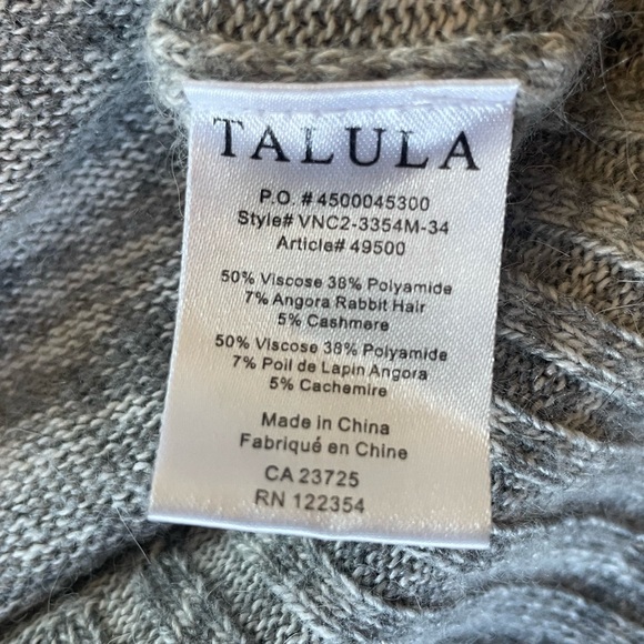 Aritzia Talula Lenox Open Front Cardigan - Heathered Grey - Picture 5 of 6